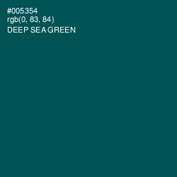 #005354 - Deep Sea Green Color Image